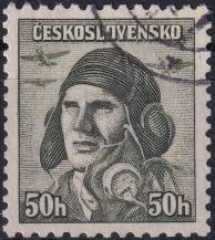 1945, ČSR II, 0393, Londýnské vydání: škpt. A. Vašátko (1908-1942) ⊙
