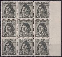 1945, ČSR II, 0393, Výplatní známky: Londýnské vydání - štábní kapitán A. Vašátko (1908 - 1942)   ✶✶ ⊞ o P