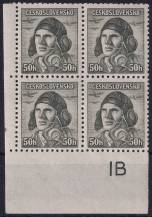 1945, ČSR II, 0393DČ, Londýnské vydání: škpt. A. Vašátko (1908-1942) ✶✶ ⊞ L D