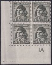 1945, ČSR II, 0393DO+DČ, Londýnské vydání: škpt. A. Vašátko (1908-1942) ✶✶ ⊞ L D