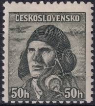 1945, ČSR II, 0393VV, Londýnské vydání: škpt. A. Vašátko (1908-1942) ✶✶