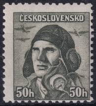 1945, ČSR II, 0393VV, Londýnské vydání: škpt. A. Vašátko (1908-1942) ✶✶