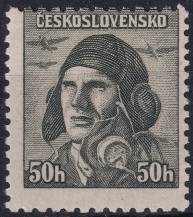 1945, ČSR II, 0393VV, Londýnské vydání: škpt. A. Vašátko (1908-1942) ✶✶