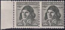 1945, ČSR II, 0393VV, Londýnské vydání: škpt. A. Vašátko (1908-1942) ✶✶ ◫ o L