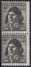 1945, ČSR II, 0393VV, Londýnské vydání: škpt. A. Vašátko (1908-1942) ✶✶ ⊟