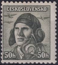 1945, ČSR II, 0393VV, Londýnské vydání: škpt. A. Vašátko (1908-1942) ✶✶