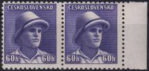 1945, ČSR II, 0394, Londýnské vydání: svob. F. Adámek ✶✶ ◫ o P