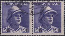 1945, ČSR II, 0394, Londýnské vydání: svob. F. Adámek (1919-1941) ⊙ ◫