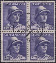 1945, ČSR II, 0394, Londýnské vydání: svob. F. Adámek (1919-1941) ⊙ ⊞