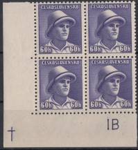 1945, ČSR II, 0394DČ, Londýnské vydání ✶✶ ⊞ L D