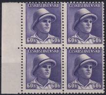 1945, ČSR II, 0394VV, Londýnské vydání: svob. F. Adámek (1919-1941) ✶✶ ⊞ o L