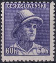 1945, ČSR II, 0394VV, Londýnské vydání: svob. F. Adámek (1919-1941) ✶✶
