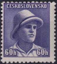 1945, ČSR II, 0394VV, Londýnské vydání: svob. F. Adámek (1919-1941) ✶✶