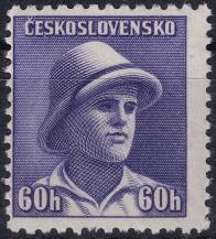 1945, ČSR II, 0394VV, Londýnské vydání: svob. F. Adámek (1919-1941) ✶✶