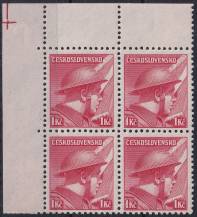 1945, ČSR II, 0395, Londýnské vydání: škpt. P. Řídký (1907-1943) ✶✶ ⊞ L H +