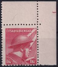 1945, ČSR II, 0395, Londýnské vydání: škpt. P. Řídký ✶✶ P H