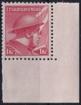 1945, ČSR II, 0395, Londýnské vydání: škpt. P. Řídký ✶✶ P D