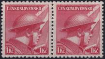 1945, ČSR II, 0395, Londýnské vydání: škpt. P. Řídký ✶✶ ◫