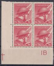 1945, ČSR II, 0395DČ, Londýnské vydání ✶✶ ⊞ L D