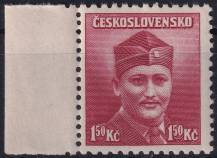 1945, ČSR II, 0396, Londýnské vydání: mjr. Dr. M. Novák ✶✶ o L