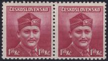 1945, ČSR II, 0396, Londýnské vydání: mjr. Dr. M. Novák ✶✶ ◫