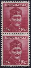 1945, ČSR II, 0396, Londýnské vydání: mjr. Dr. M. Novák ✶✶ ⊟