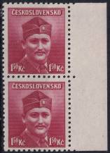 1945, ČSR II, 0396, Londýnské vydání: mjr. Dr. M. Novák ✶✶ ⊟ o P