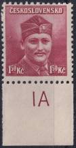 1945, ČSR II, 0396DČ, Londýnské vydání: mjr. Dr. M. Novák (1906-1944) ✶✶ o D