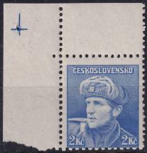 1945, ČSR II, 0397, Londýnské vydání: kpt. O. Jaroš ✶✶ + L H