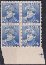 1945, ČSR II, 0397, Londýnské vydání: kpt. O. Jaroš (1912-1943)  ✶✶ ⊞ o D +