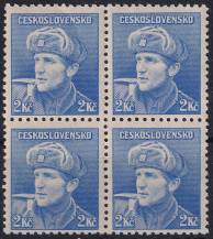 1945, ČSR II, 0397, Londýnské vydání - kpt. O. Jaroš ✶ ⊞