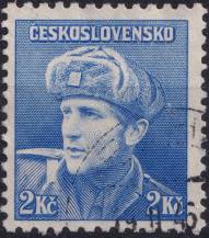 1945, ČSR II, 0397, Londýnské vydání: kpt. O. Jaroš (1912-1943) ⊙