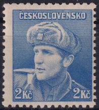 1945, ČSR II, 0397VV, Londýnské vydání: kpt. O. Jaroš ✶✶