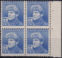 1945, ČSR II, 0397VV, Londýnské vydání: kpt. O. Jaroš (1912-1943) ✶✶ ⊞ o P