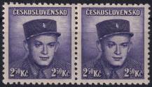 1945, ČSR II, 0398, Londýnské vydání: npor. S. Zimprich ✶✶ ◫