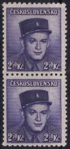 1945, ČSR II, 0398, Londýnské vydání: npor. S. Zimprich ✶✶ ⊟