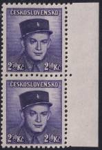 1945, ČSR II, 0398, Londýnské vydání: npor. S. Zimprich ✶✶ ⊟ o P