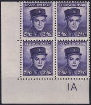 1945, ČSR II, 0398DČ, Londýnské vydání: npor. S. Zimprich (1916-1942) ✶✶ ⊞ L D