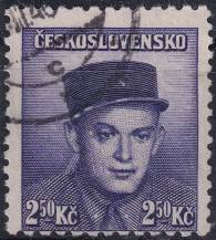 1945, ČSR II, 0398VV, Londýnské vydání: npor. S. Zimprich (1916-1942) ⊙