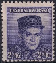 1945, ČSR II, 0398VV, Londýnské vydání: npor. S. Zimprich ✶✶