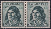 1945, ČSR II, 0401, Londýnské vydání: škpt. A. Vašátko ✶✶ ◫