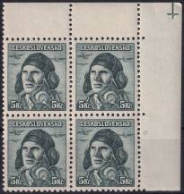1945, ČSR II, 0401, Londýnské vydání: škpt. A. Vašátko (1908-1942) ✶✶ ⊞ P H +