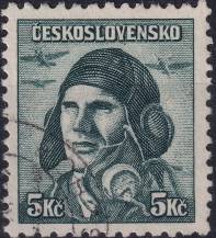 1945, ČSR II, 0401, Londýnské vydání: škpt. A. Vašátko (1908-1942) ⊙