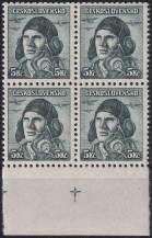 1945, ČSR II, 0401, Londýnské vydání: škpt. A. Vašátko (1908-1942) ✶✶ ⊞ o D +