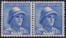 1945, ČSR II, 0402, Londýnské vydání: svob. F. Adámek ✶✶ ◫