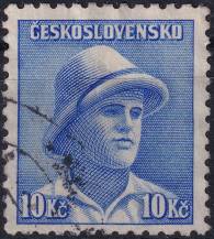 1945, ČSR II, 0402, Londýnské vydání: svob. F. Adámek (1919-1941) ⊙