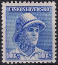 1945, ČSR II, 0402, Londýnské vydání: svob. F. Adámek ✶