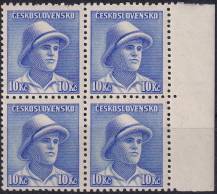 1945, ČSR II, 0402, Výplatní známky: Londýnské vydání - svobodník F. Adámek (1919 - 1941)   ✶✶ ⊞  o P