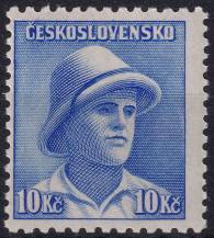 1945, ČSR II, 0402VV, Londýnské vydání: svob. F. Adámek ✶✶