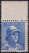 1945, ČSR II, 0402VV, Londýnské vydání: svob. F. Adámek ✶✶ o H
